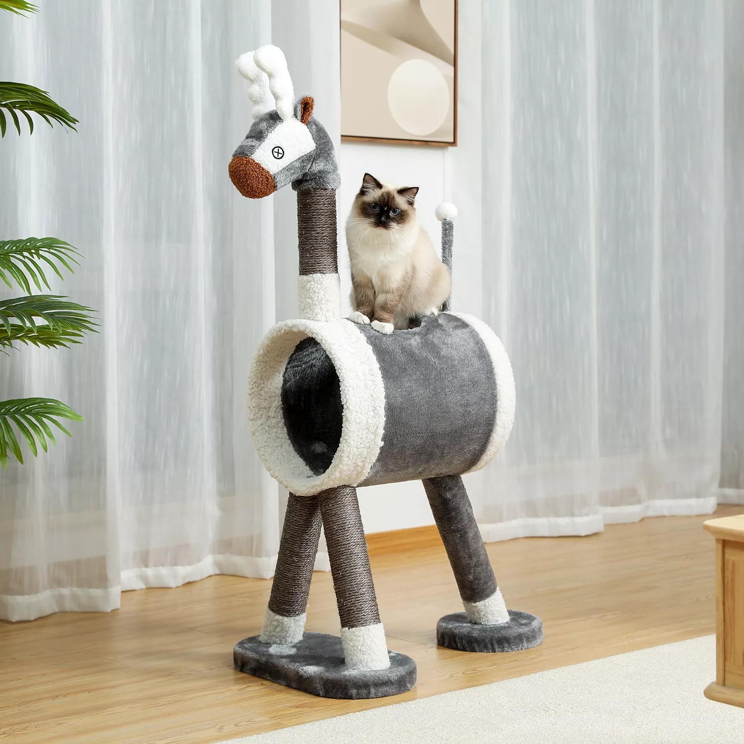 NEW-Multi-Level-Cat-Tree-Cat-Tower-for-Indoor-Cats-with-Large-Tunnel-and-Scratching-Post
