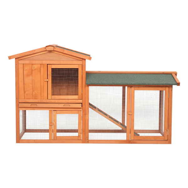61-Wooden-Chicken-Coop-Hen-House-Rabbit-Wood-Hutch-Poultry-Cage-Habitat-Rabbit-Cage-3