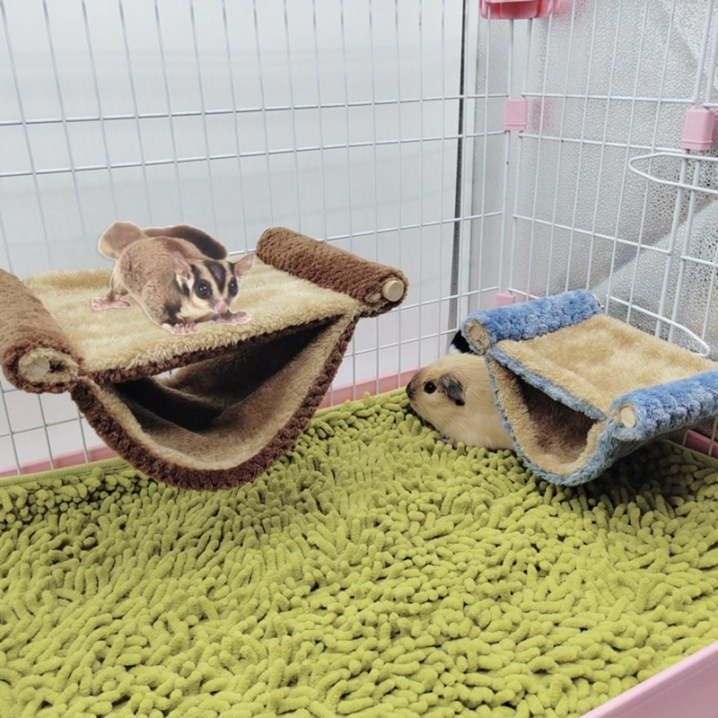 85AC-Hamster-Hanging-Hammock-Winter-Warm-Nest-Plush-Tent-Hideout-Snuggle-Hut-to-Sleep-Play-Rest