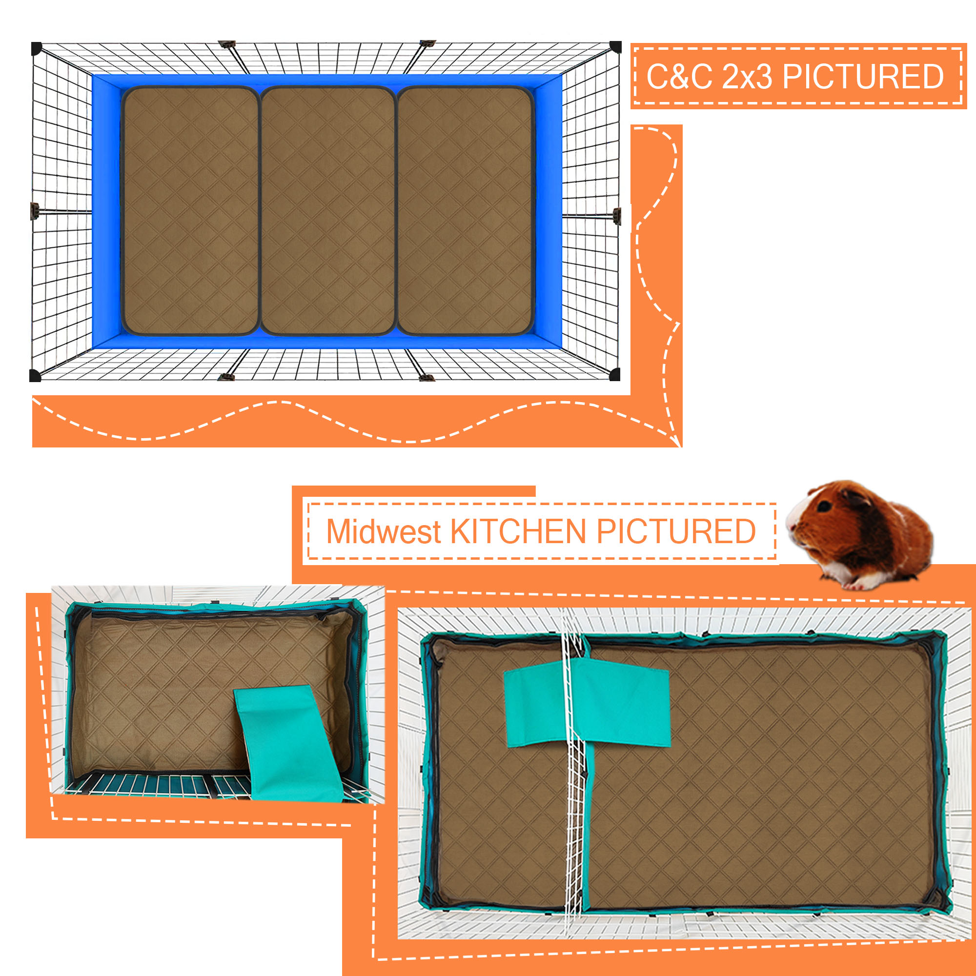 Guinea-Pig-Cage-Liner-Washable-Reusable-Guinea-Pig-Fleece-Bedding-for-Midwest-and-C-C-Cages-2